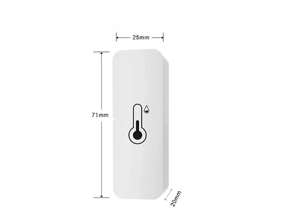 Tuya WiFi Zigbee Temperature Humidity Sensor Smart Home Indoor Hygrometer APP Monitoring Work with Google Home SmartLife Alexa