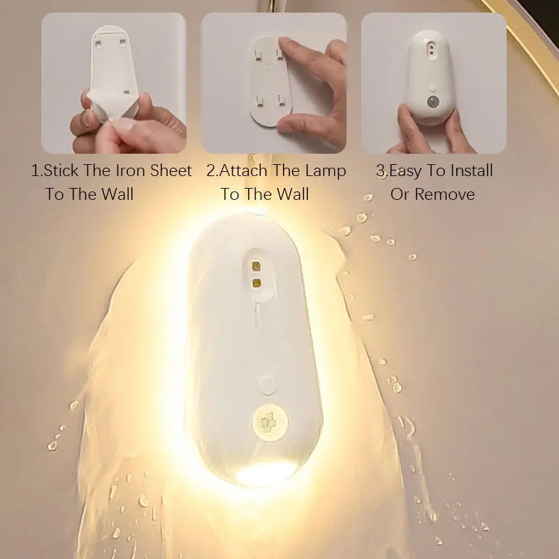 2 in 1 Toilet Sensor Light with UV Sterilization ，3 brightness levels ，120° Sensing Angle for  Home Toilet Use