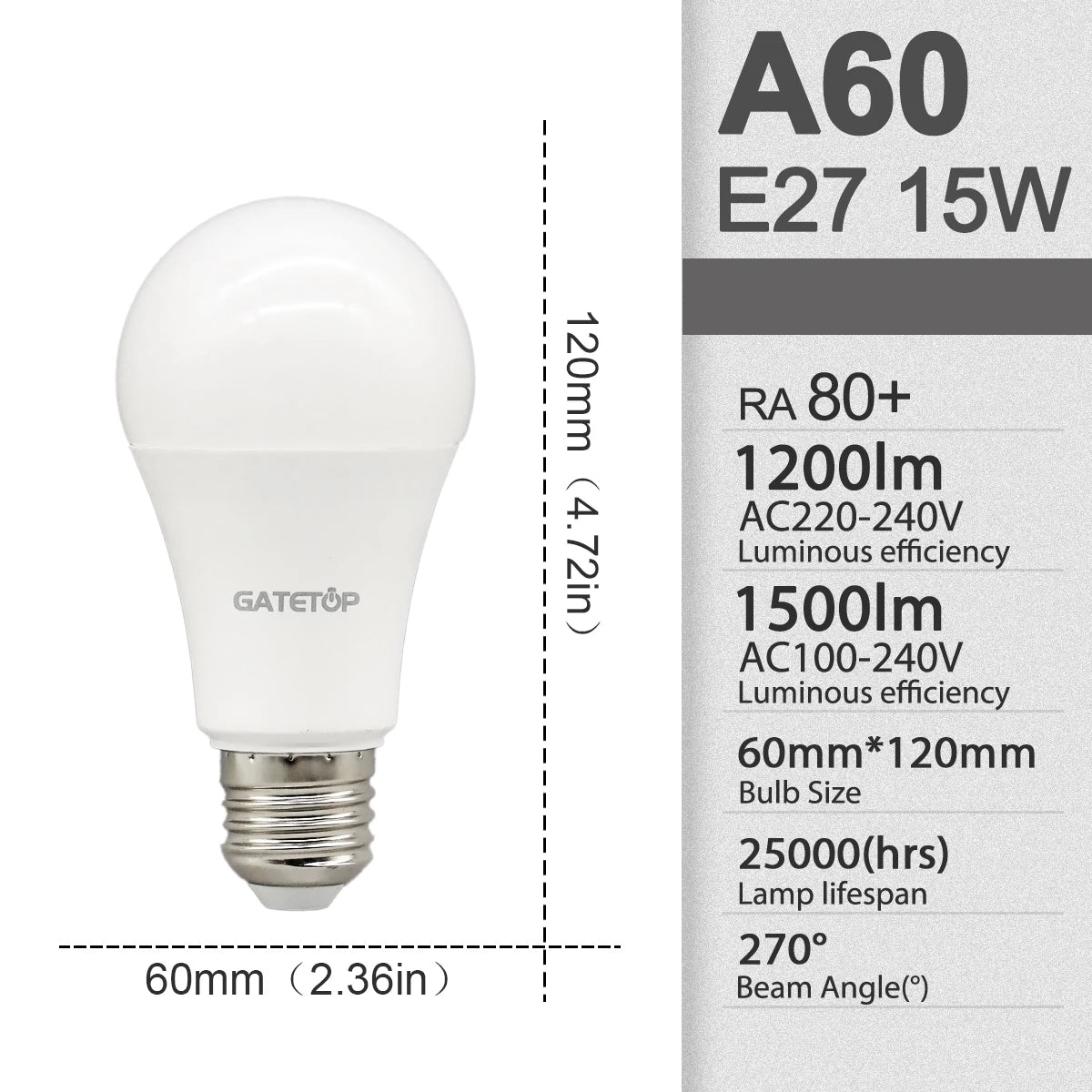 6pcs/lot LED bulb E27 AC 110V 220V 3W 8W 9W 12W 15W 18W 20W 24W LED lamp Saving Cold Warm White Bulbs for Home Light