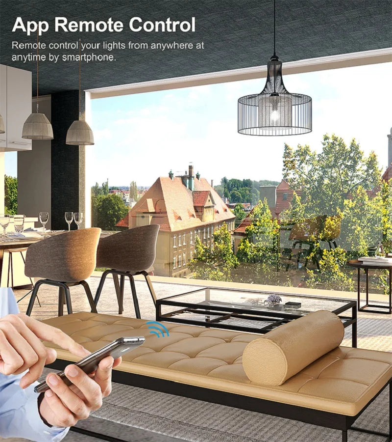 Tuya WiFi/ZigBee Mini Smart Switch 1/2/3/4 Gang Support 2-way Voice Control via Smart Life APP Alexa Google Assistant