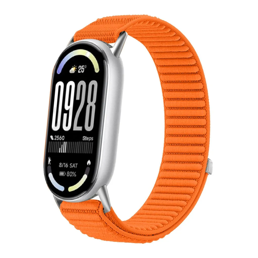 Braided Strap for Mi Band 10 9 8 Woven Bracelet Nylon Wristband Accessories for Xiaomi Smart Band 10 9 8 eramic Edition