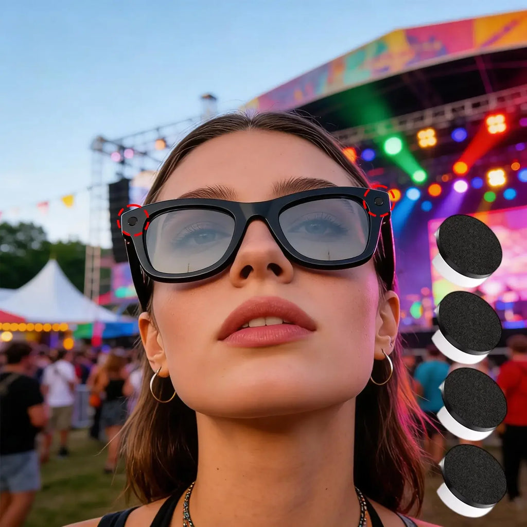 LED Light Shading Cover Stickers Patch Kits for Ray-Ban Meta Wayfarer/Skyler/Headliner Gen1&2/Oakley Meta HSTN Smart Glasses