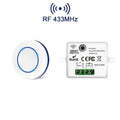 RF433Mhz Wireless Remote Control 12V ON OFF Switch Module Home Garage Door Light Switch 220V 110V 10A Breaker Wall Switch Sets