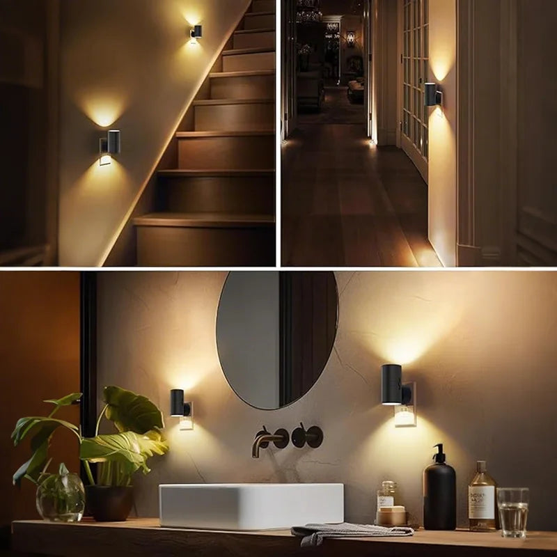 Night Lights Plug Into Wall Dimmable LED Night Lamp Automatic Bedside Lamp with Auto Light Sensor for Bathroom Hallway Decor