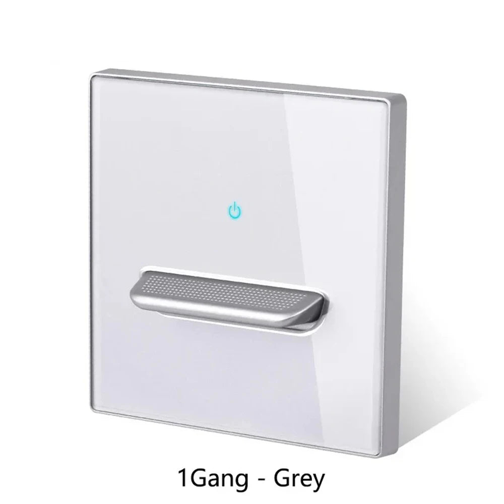 Glass Touch Switch Tempered Crystal Panel 1/2/3/4 Gang Wall Light Switches Sensitive LED Backlight Metal Push Button 110V 220V