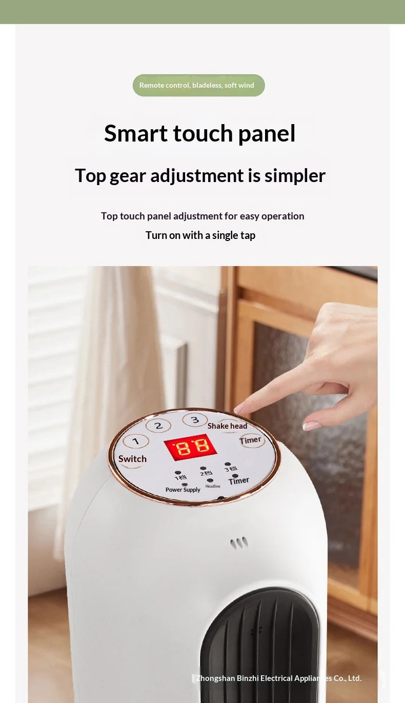 Tower Fan with Air Cooler and Smart Voice Function for Home Use Cooling Fan