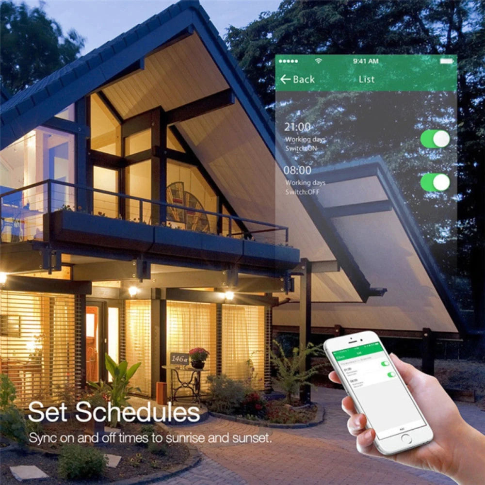 16A/20A Smart Plug WiFi Socket EU With Power Monitor Timing Function  Works With Tuya Smart Life APP Control Alexa Google Home