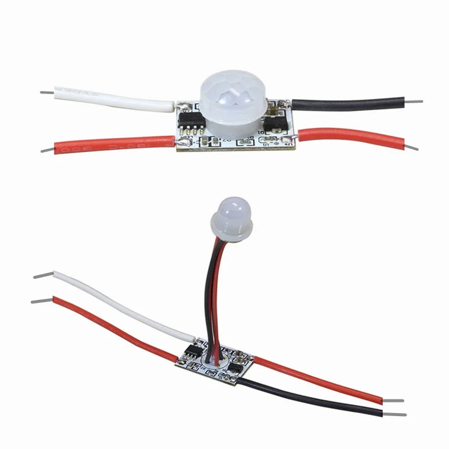 5V 12V 24V Light-operated Switch Movement Detector 6M PIR Motion Sensor Timer Switch Control Light Strip Desk Lamp Night Light
