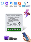 Tuya Smart WiFi Switch 16A 20A Breaker RF433Mhz Relay Module 2-way Control Smart Life APP Remote Support Alexa Google Home