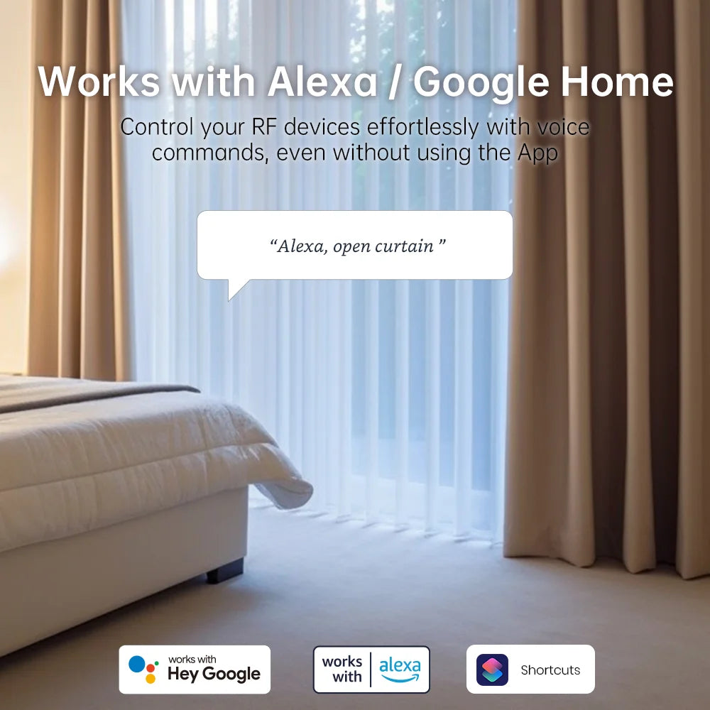 LinknLink eHome Wi-Fi Smart RF Universal Remote Controller for Light ,Ceiling Fan,Roller Shutter,work with Alexa,Google Home