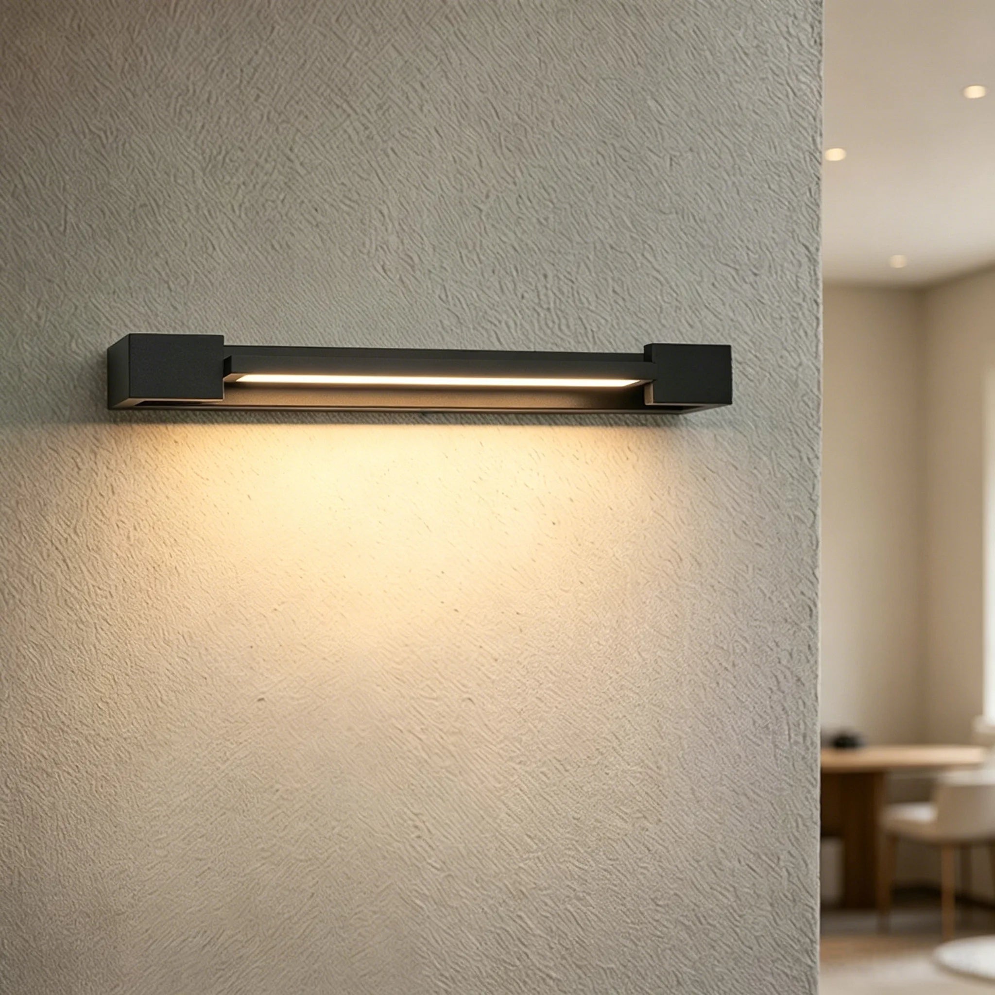 Latest 2026 Rotatable Adjustable LED Wall Lamp,IP65 Aluminum Long Strip Sconce for Bedroom Computer Room Villa Store Interior