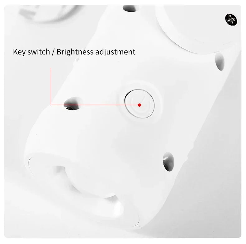 3 Colors Dimmable Spotlights 2 in 1 LED Night Light with Motion Sensor Rechargeable Magnetic Wall Lamp for Bedroom Hallway Stair
