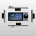 Smart Home Devices 6 Inch knx Multi-functional Touch Screen Control Panel Central Controller for  Scenes Switch