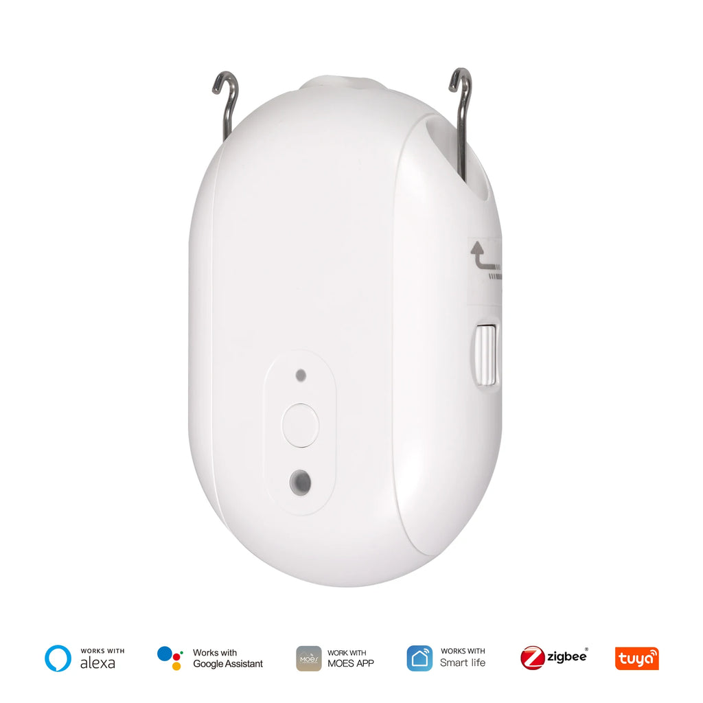 MOES Tuya ZigBee Smart Electric Curtain Robot Timing Auto Opener Closer Light Sensor App Remote Control Support Alexa GoogleHome