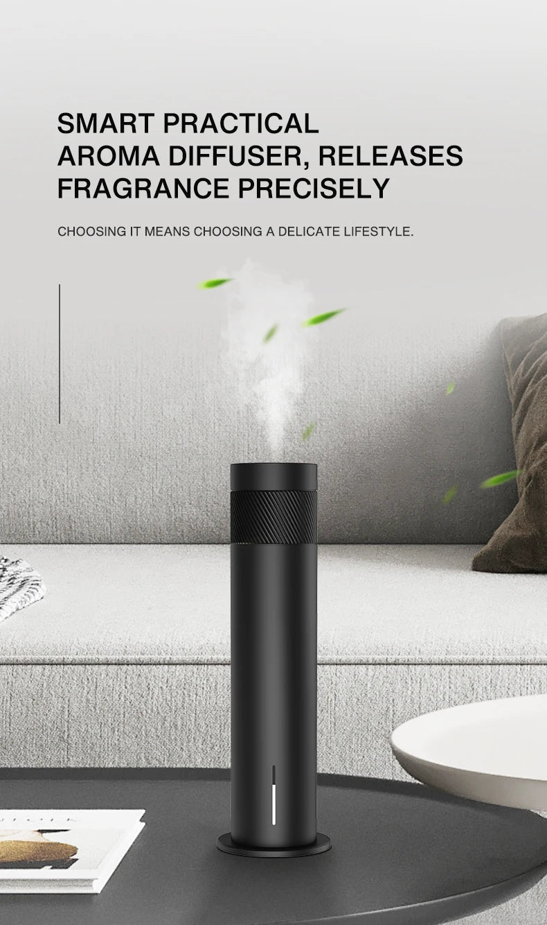 200m³ Smart Electric Essential Oil Diffuser Smell Distributor Fragrance Diffuser Waterless Scent Air Freshener for Home Hotel