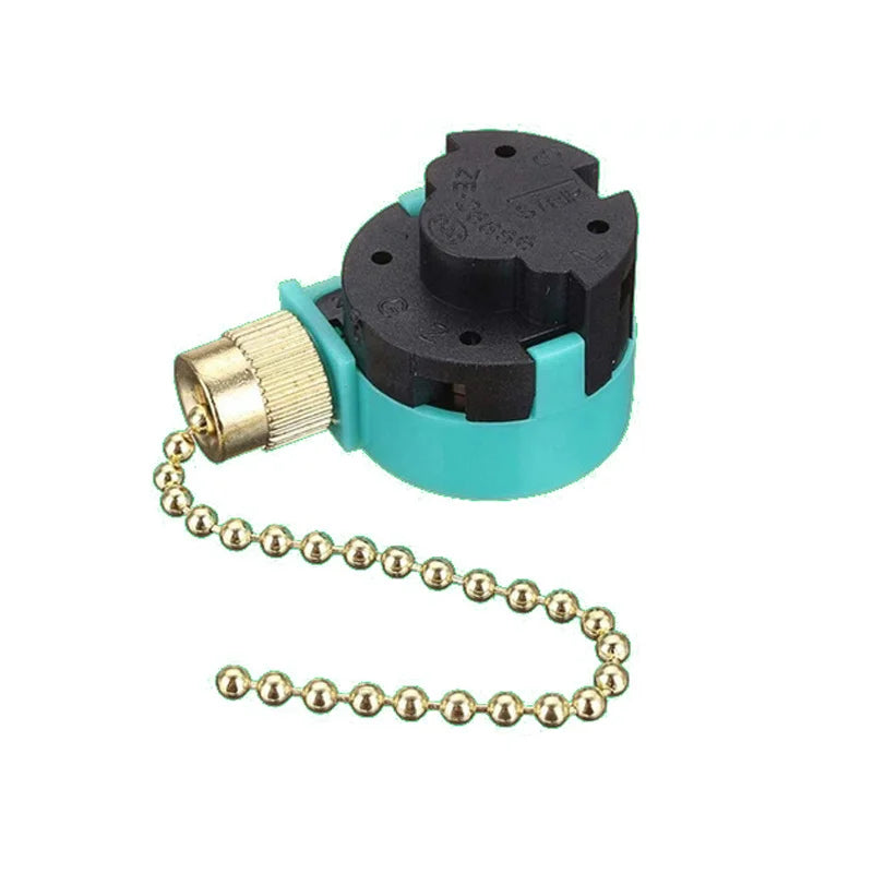Ceiling Fan Switch 3 Speed 4 Wire ZE-268S6 Fan Pull Chain Speed Control Switch