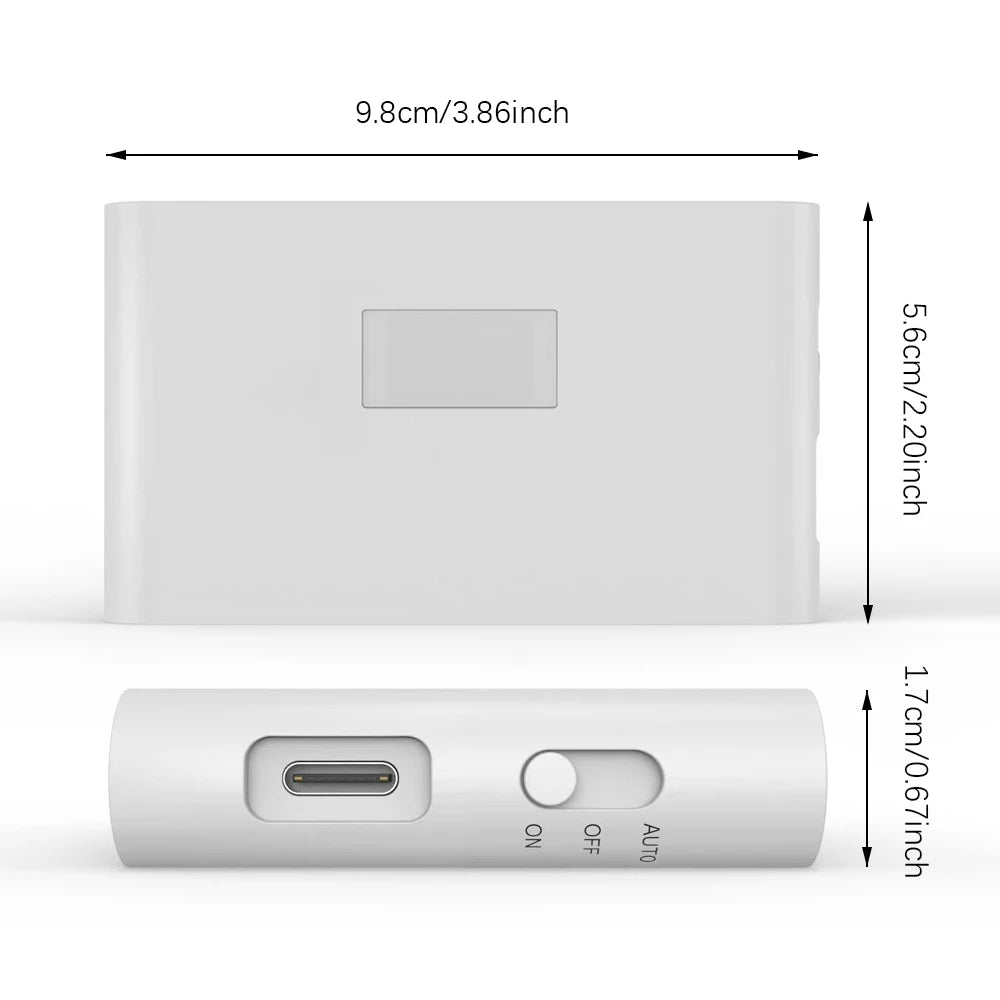 Motion Sensor Smart Led Night Light, Square Lens Eye Protection Bedside Lamp,for Wardrobe,Living Room,Bedroom,Staircase,Camping