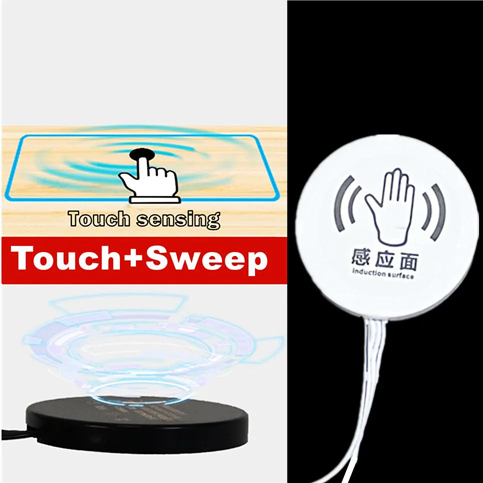 Aswesaw Sweep Dimmer Sensor Penetrating Switch DC 5V 12V 24V Wood Panel Touch Switch LED Dimmable Touch Sensing Hidden