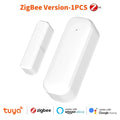 ZigBee Door Sensor Magnetic Contact Detector Real Time Alarm Security Monitor for Smart Home Works with Tuya Alexa Google Home