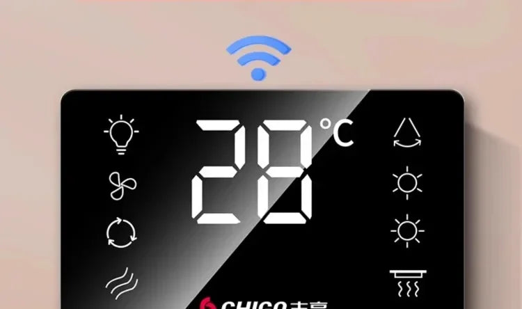 220V Intelligent Integrated Electric Heater with Ceiling Lighting for Bathroom - High-end Smart Heating Appliance Combo CCC