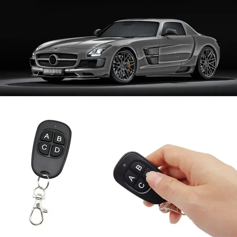 433MHz Door Remote Control  4 Keys Copy Garage  Universal Remote Control Cloning electric gate Remote Controller Duplicator Key