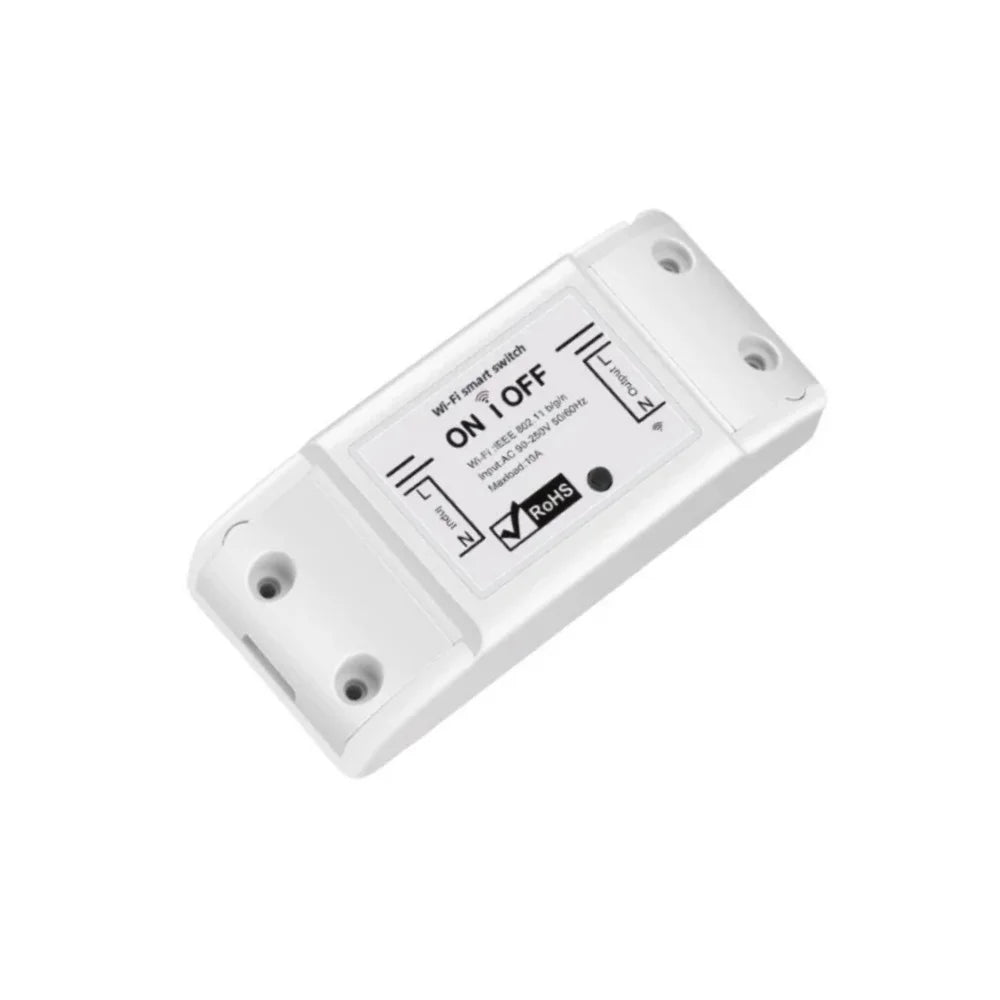 10A WiFi Smart Switch Smart Home Wireless Control Switch Relay Breaker Remote Control Support Tuya Alexa Google Home Ewelink