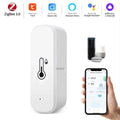 Zigbee 3.0 Temperature Humidity Sensor Thermometer Hygrometer APP Remote Alarm Via Zigbee2mqtt Alexa Google Assistant