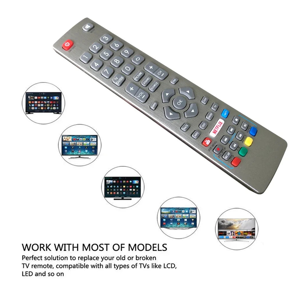 Replacement for the new SHW/RMC/0115 SHWRMC0115 Remote Control for Sharp Aquos 3D HD Smart TV with Netflix Youtube
