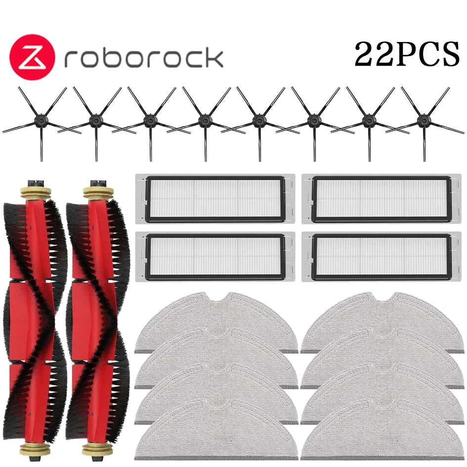 For Xiaom Roborock S5 S50 S51 S55 S6 S60 S6 Pure Vacuum Cleaner Accessories HEPA Filter Mop Cloth Side Main Brush Spare Parts