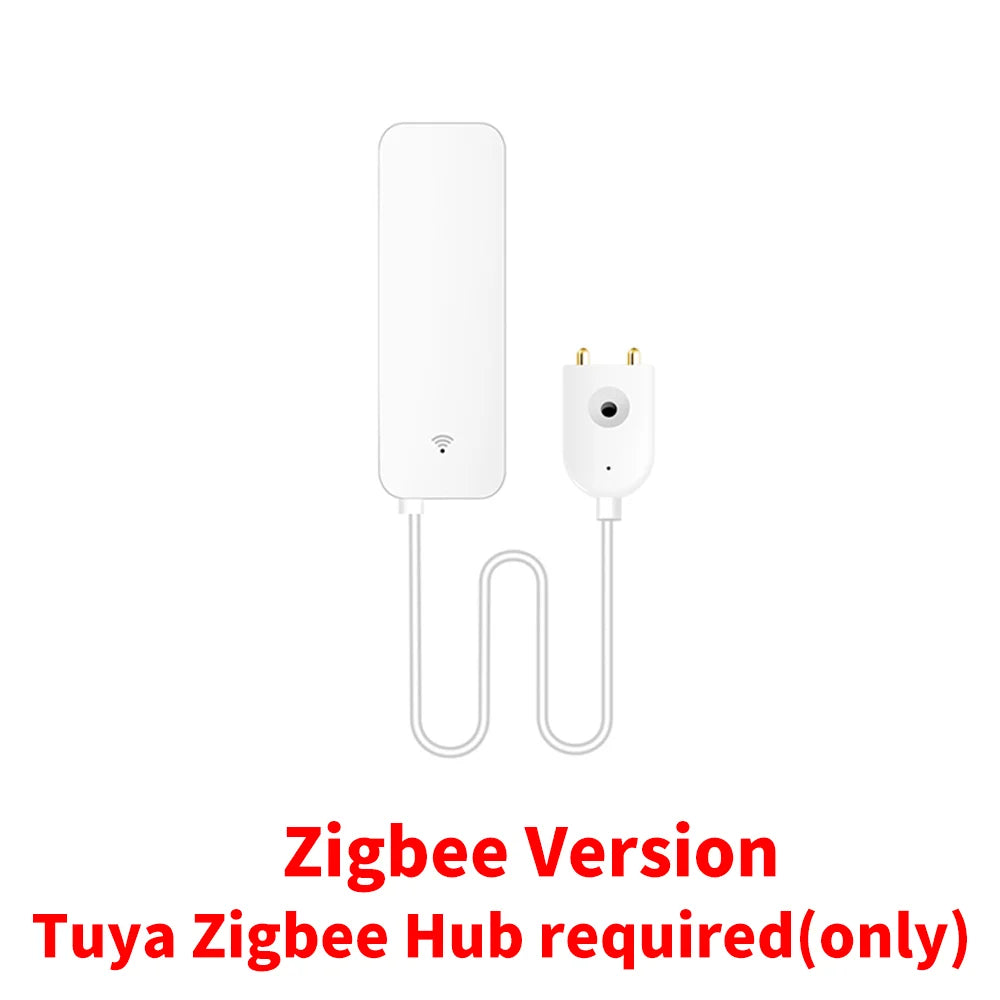 Tuya WiFi/Zigbee  Water Sensor Leakage Alarm Flood Leak Detector Smart Home APP Remote Control Smart Home Security Protection