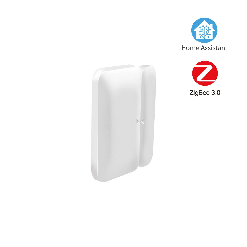 Tuya Zigbee Wireless Door Windows Sensor Mini Smart Home Wireless Door Detector Door Open Closed Alarm System for Alexa