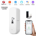 Smart ZigBee Temperature And Humidity Sensor Indoor Smart Home Thermometer Hygrometer App Remote Monitor Required Zigbee Gateway