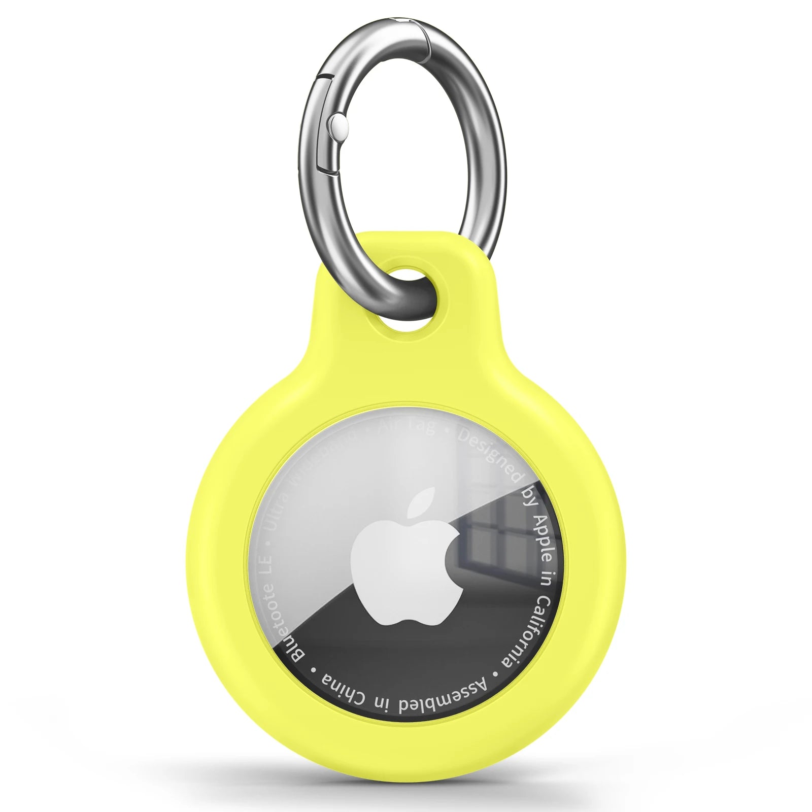 TPU Cover for Apple Air Tag Holder with Keychain Protective Shell Tracker Accessories Anti-scratch Sleeve For Apple Air Tag Case