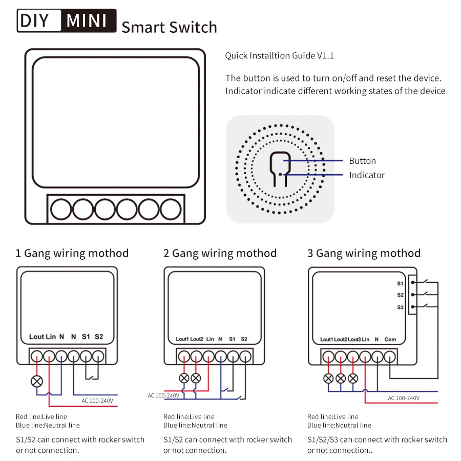 Tuya ZigBee Smart Switch Intelligent Remote Module AC100-240V 1/2/3CH Relay Breaker Smart Life App Works with Alexa Google Home