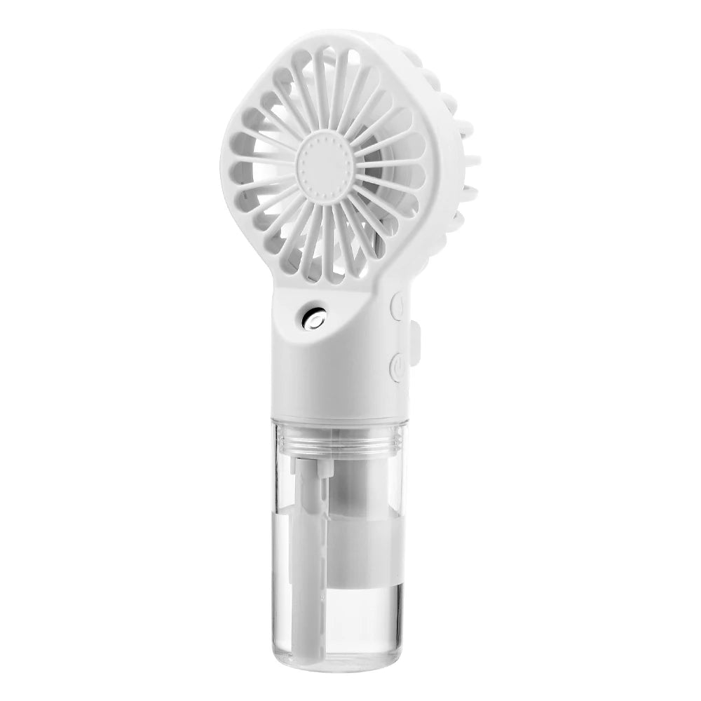 Portable Misting Fan 4 Speed 800mAh Type-C Rechargeable 20ml Water Tank Humidifier Mist Cooler Fan for Home Office Outdoor Trave