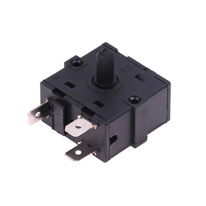 1Pcs 3/5 Pin 2/4 Position Rotary Switch Selector AC 250V 16A Radiator For Electric Room Heater