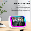 2026 New Smart Speaker with Screen Display Multifunctional Voice Assistant Great Bluetooth Intelligent Home Hub Photo Album Gift