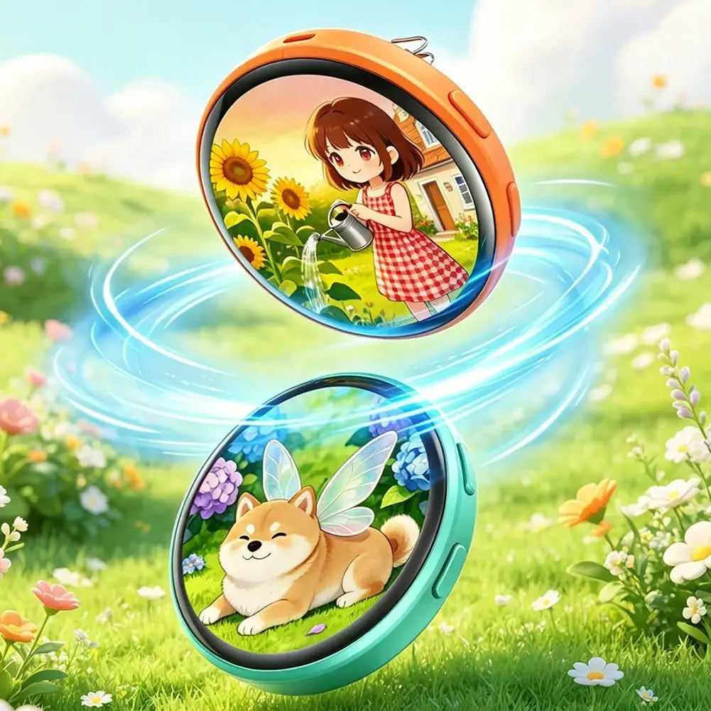 For Ebadge 1.50 Inch Electronic Bar Full Touch Electronic Badge Trendy Play Guzi Anime Badge Fashionable And Cool Standby Mode