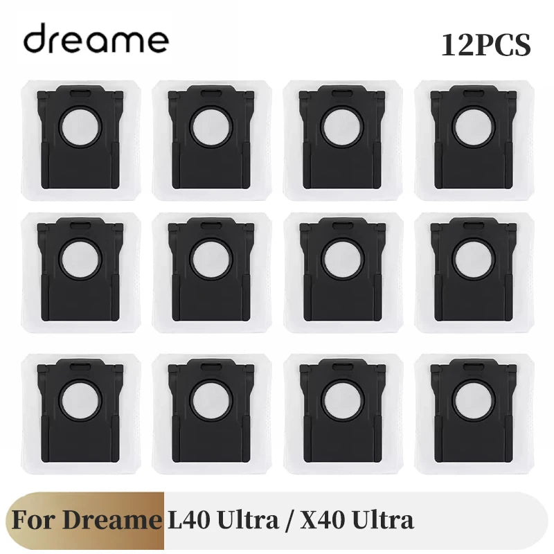 For Dreame L40 Ultra / X40 Ultra Vacuum Cleaner Accessories Main Side Brush HEPA Filter Mop Cloths Dust Bag Spare Parts