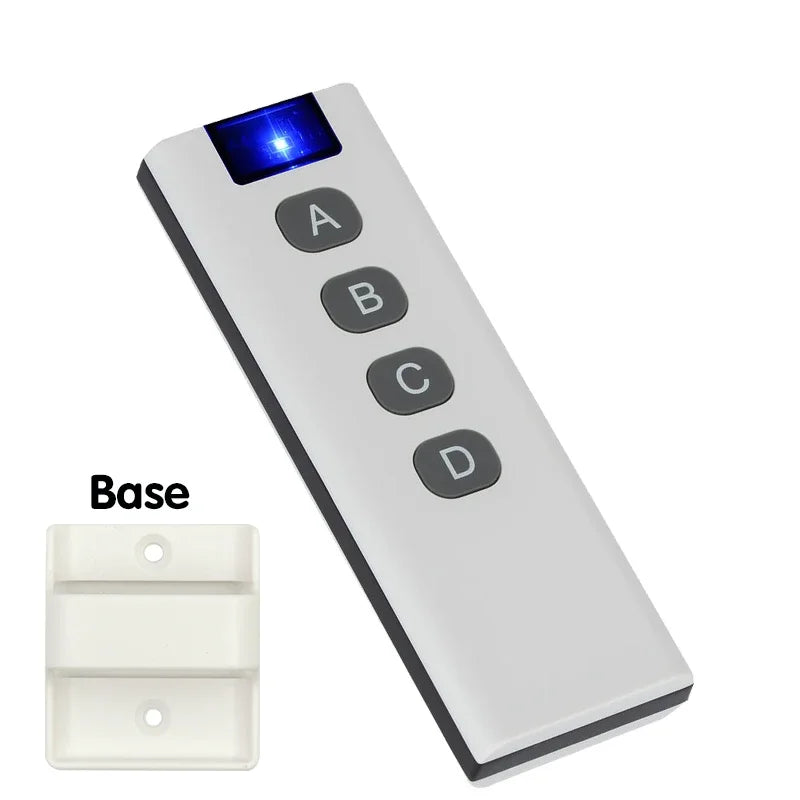 Wireless Smart Switch Light RF 433Mhz 86 Wall Panel Switch with Remote Control Mini Relay Receiver 220V Home Led Light Lamp Fan