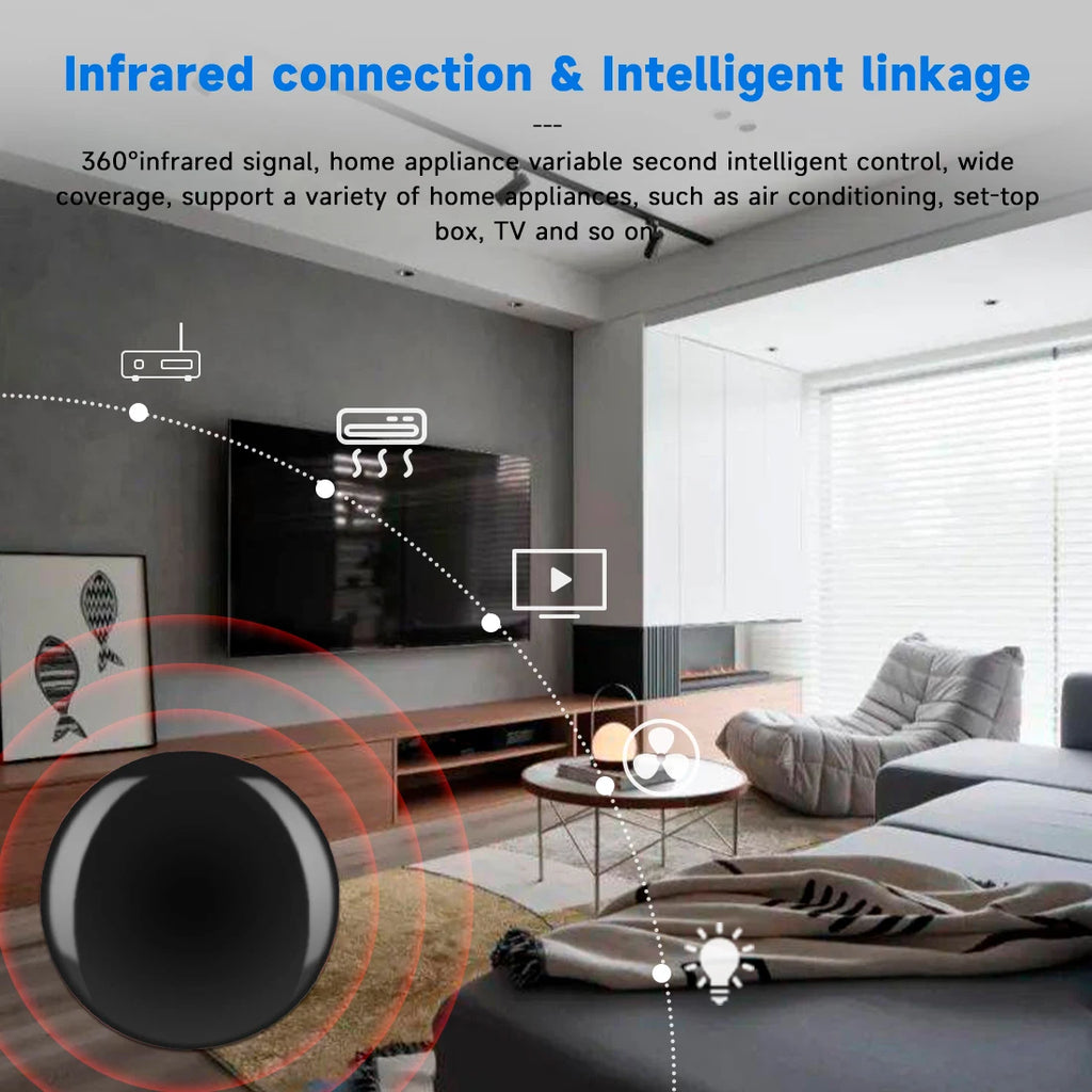 Tuya Zigbee IR Smart Home Remote Control Universal Infrared Air Conditioner Controller Works with Alexa And Google Home
