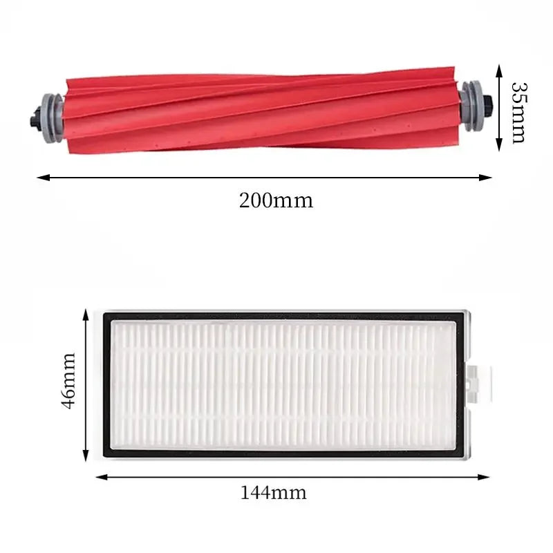 For Roborock Q7 Max Dust Bag Hepa Filter Parts Q7 Max+ / T8 Main Side Brush Mop Cloth Robot Vacuum Cleaner Accessories