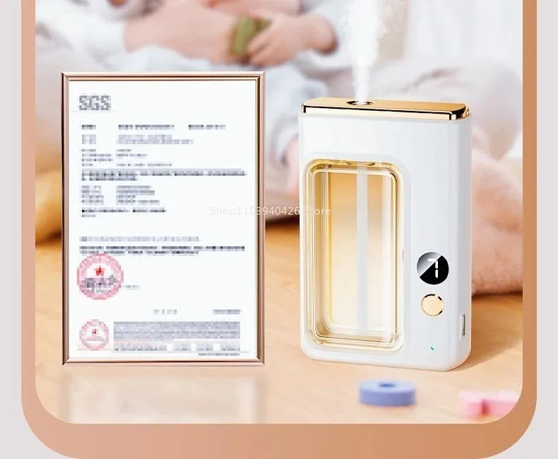 7-Speed Adjustable Digital Display Aromatherapy Diffuser Jasmine Shangri-La Hilton Scent Deodorant for Bedroom Office Toilet