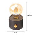 LED Night Light Battery Powered Bulb Lamp Desktop Office Light Retro Bulb Shape Night Light For Baby Room Bedroom Corridor Lamp