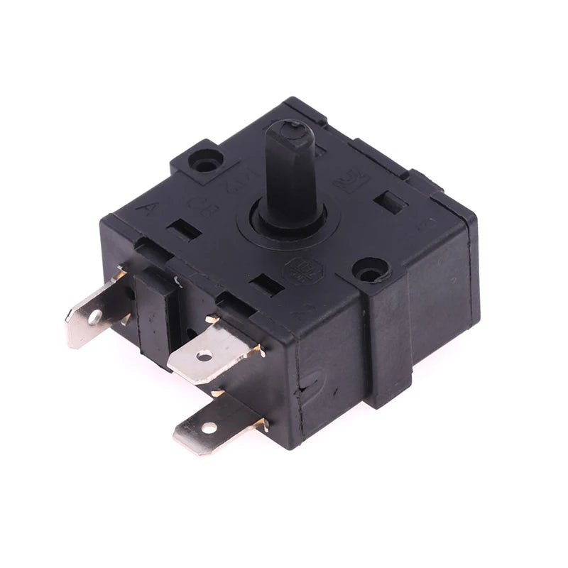 1Pcs 3/5 Pin 2/4 Position Rotary Switch Selector AC 250V 16A Radiator For Electric Room Heater