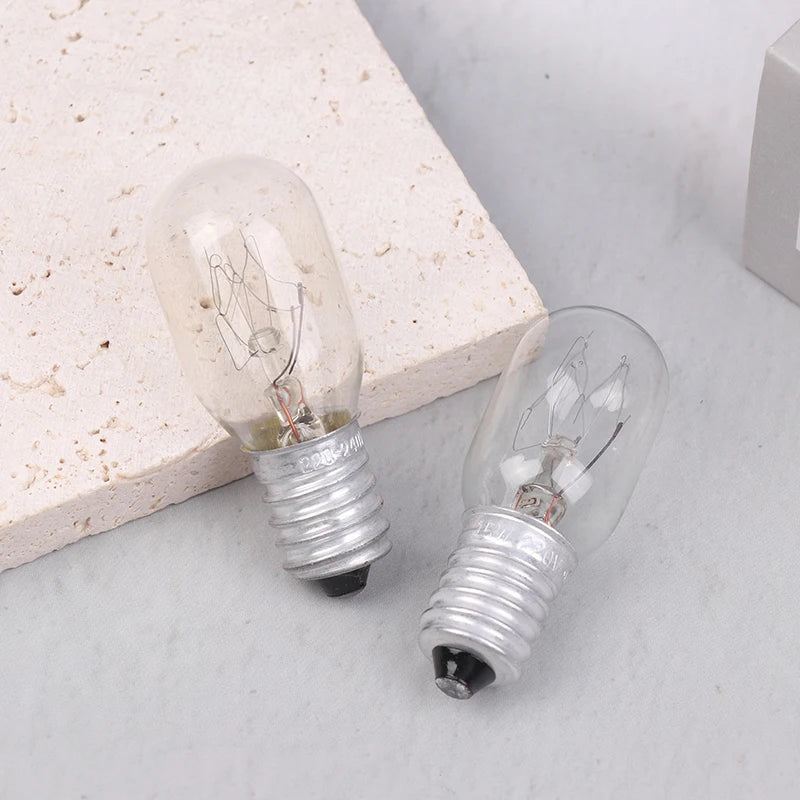 5PCS E14 Salt Lamp Globe Bulb 10/15/20/25W 220V-230V Incandescent Bulb Household Refrigerator Oven Light Bulb Replace Bulb