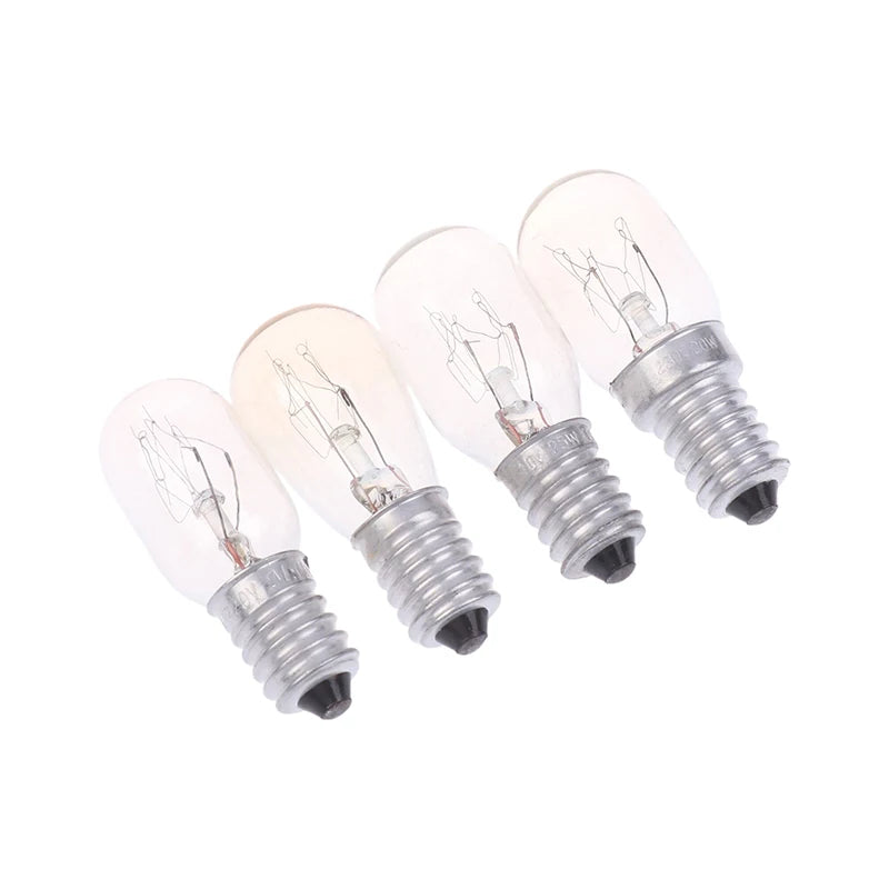 5PCS E14 Salt Lamp Globe Bulb 10/15/20/25W 220V-230V Incandescent Bulb Household Refrigerator Oven Light Bulb Replace Bulb