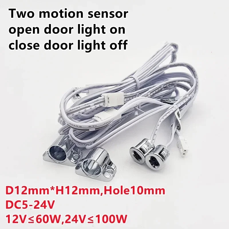 PIR Motion Sensor Touch sensor switch Hand Sweep Switch 5A 12V-24V Hand Wave Scan Smart LED Closet light/Wardrobe lamp