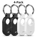 Carbon Fiber Style Case For Samsung Galaxy Smart Tag 2 Locator Anti-lost Backpack Keychain TPU Soft Silicone Protect Back Cover