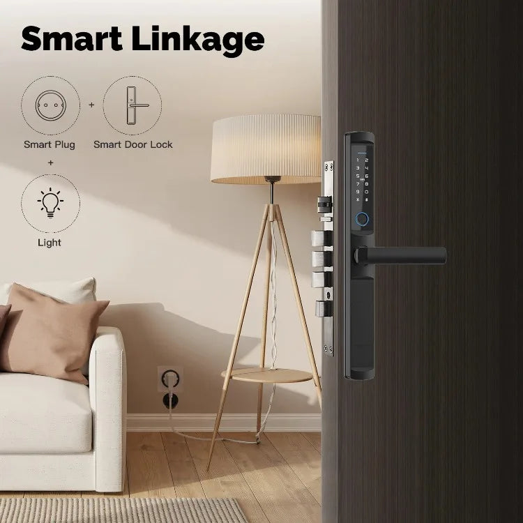 Tuya WiFi Smart Plug 16A EU Socket, Outdoor Waterproof Smart Outlet with Energy Monitor, Works Alexa Google Home